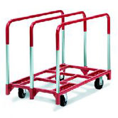 Panel Mover 8" Quiet Poly Casters, All Swivel, 3 Standard Uprights