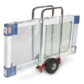 Heavy Duty Caddy Extra Wide with 2 Removable Uprights, Airless Wheels