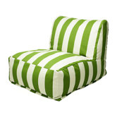 Striped Bean Bag Chair Lounger