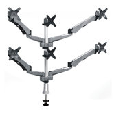 Six Monitor Desk Mount Spring Arm (4) Quick Release