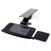 Fully Adjustable Keyboard Mouse Tray with Coated Black