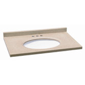 49" x 22" Solid Surface Vanity Top