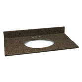 31" x 22" Granite Single Bowl Top