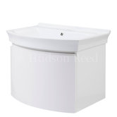 Canopy Wall Hung 1 Drawer Basin and Cabinet in White