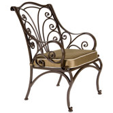 Ashbury Dining Arm Chair with Cushion