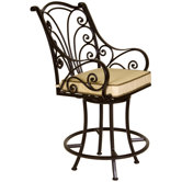Ashbury Swivel Counter Stool with Arms