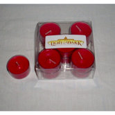 New Item Unscented Tealight Candles in Clear Cups (Set of 10)