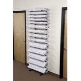 Vis-I-Rack with (5) 8" Bins, (4) 6" Bins and (4) 4" Bins