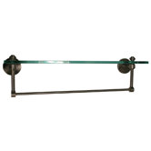 Southbeach Glass Shelf with Towel Bar