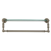 Waverly Place Glass Shelf with Towel Bar