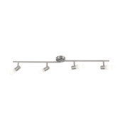 Curtis 4 Light Track Light in Nickel Matte