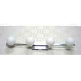 Cardiff 4 Light Wall/Ceiling Track Light in Chrome