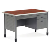 Executive Series Teacher's Computer Desk with Center Drawer
