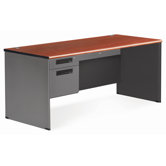 Mesa Series Secretarial Panel End Computer Desk