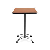 Cafe 41.5" x 24" Square Table with Black Base