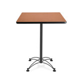 Cafe 41.5" x 30" Square Table with Black Base