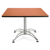 42" Square Multi-Purpose Polished Aluminum Table