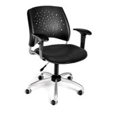 Stars and Moon Low-Back Confrence Chair with Arms