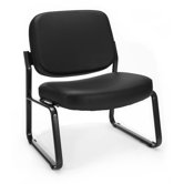 Big and Tall Armless Vinyl Chair