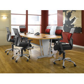 Modular Conference Table with Optional Executive Chairs