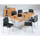 Modular Conference Table with Optional Chairs