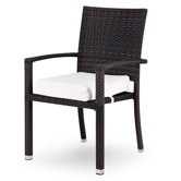 Zen Dining Arm Chair with Cushion