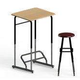 Stand-Biased Height Adjustable Classroom Desk (Kindergarten - 4th Grade)