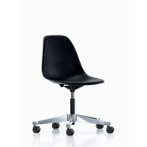 Eames Plastic Side Chair with Swivel Base