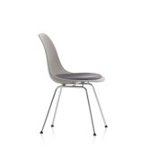 Eames DSX Plastic Side Chair with Seat Pad