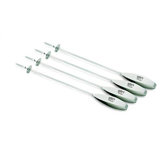 Four Piece Flat Skewer with Ring