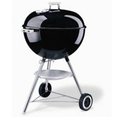 One-Touch Silver 22.5" Kettle Grill in Black