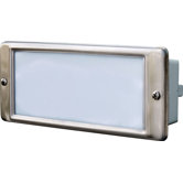 2 Light Recessed Brick Step / Wall Light