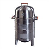 Stainless Steel Charcoal Water Smoker with Grill