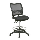 Air Grid Back and Mesh Seat Space Deluxe Ergonomic Drafting Chair