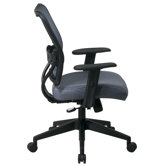 Space Mid-Back Veraflex Deluxe Office Chair with Adjustable Arms