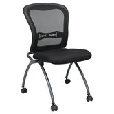 Proline II Mid-Back Deluxe Armless Folding Office Chair
