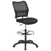 Height Adjustable Drafting Chair with Footring