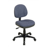 Sculptured Low-Back Task Chair without Arms