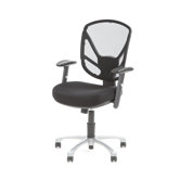 Screen Mid-Back Office Chair with Arms