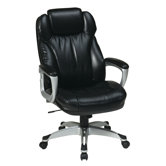 Eco Leather Executive Office Chair with Padded Arms