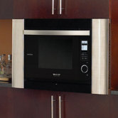 SuperSteam Convection Oven / Microwave in Black with Optional Trim Kit