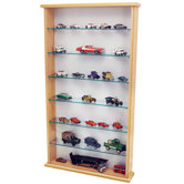 Wall Display Cabinet with 6 Shelves