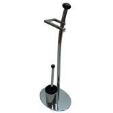 Swerve Toilet Roll Holder and Cleaning Brush Set