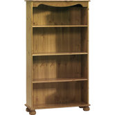 Wood Bookcase with 4 Shelves