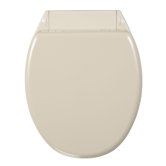 Diamond Toilet Seat in Beige