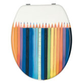 Crayons Toilet Seat