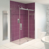 Aqua 8 Roller Sliding Door Shower Enclosure