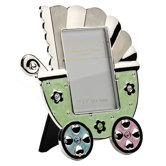 Baby Enamel Photo Frame Pram Frame