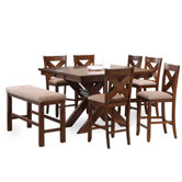 Kraven 8 Piece Counter Height Dining Set