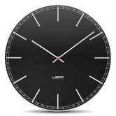 One Wall Clock with Black Index Dial